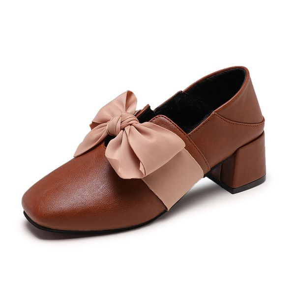 2018 new wild gentle women's shoes trend fashion college wind single shoes bow sweet high heels, Black
2018 new wild gentle women's shoes trend fashion college wind single shoes bow sweet high heels, Black
