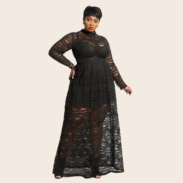 2020 newstyle fashion wholesale black dress for women lace annual meeting cocktail party ball big dress, Black;gray
2020 newstyle fashion wholesale black dress for women lace annual meeting cocktail party ball big dress, Black;gray