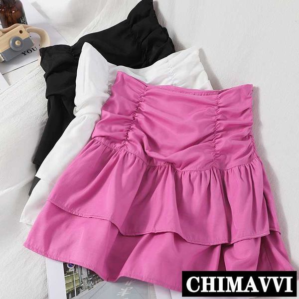 korean new summer layer-by-layer cake skirt female solid color high-waisted fold girls ruffled skirt simple students skirts, Black
korean new summer layer-by-layer cake skirt female solid color high-waisted fold girls ruffled skirt simple students skirts, Black
