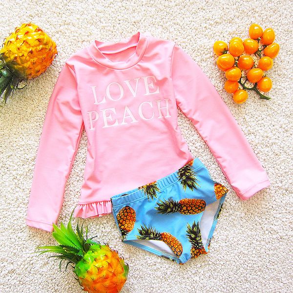 children swimwear baby girls long sleeve pineapple print shorts 2019 summer bikini kids swimsuit
children swimwear baby girls long sleeve pineapple print shorts 2019 summer bikini kids swimsuit