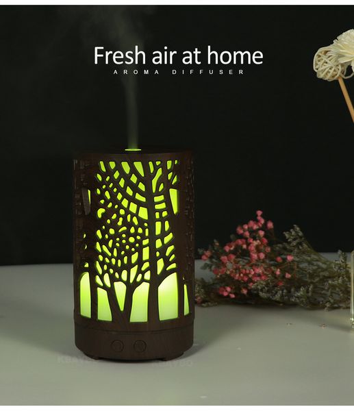 new wood grain aroma diffuser household ultrasound humidifier 100ml essential oil aromatherapy machine
new wood grain aroma diffuser household ultrasound humidifier 100ml essential oil aromatherapy machine