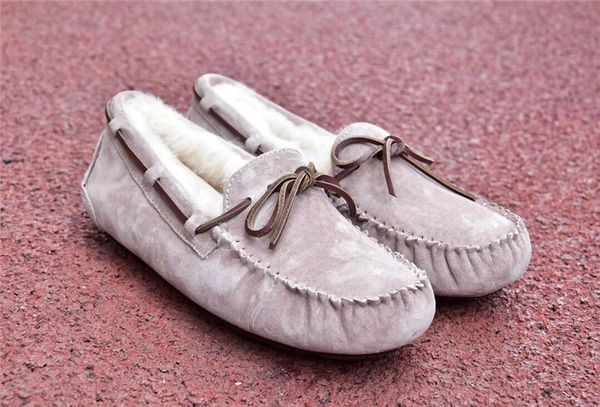 designer- moccasin wool ladies winter warm snow boots short bow boots classic flat peas pregnant women's shoes, Black
designer- moccasin wool ladies winter warm snow boots short bow boots classic flat peas pregnant women's shoes, Black