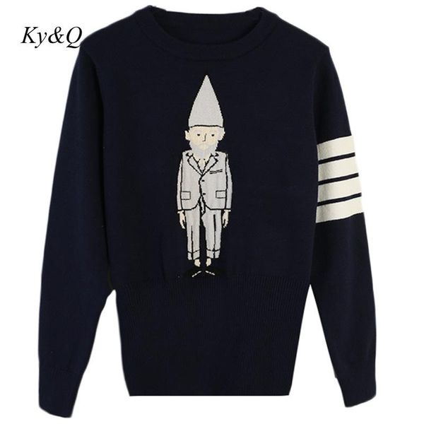 brand designer 2019 winter women sweater pullover long sleeve cartoon embroidery o-neck split hem korean elegant clothes, White;black
brand designer 2019 winter women sweater pullover long sleeve cartoon embroidery o-neck split hem korean elegant clothes, White;black