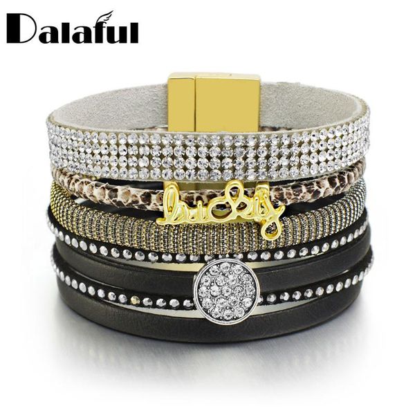 lucky crystal multilayer bracelets & bangles brazilian beach vintage statement cuff wristband leather bracelet s411, Golden;silver
lucky crystal multilayer bracelets & bangles brazilian beach vintage statement cuff wristband leather bracelet s411, Golden;silver