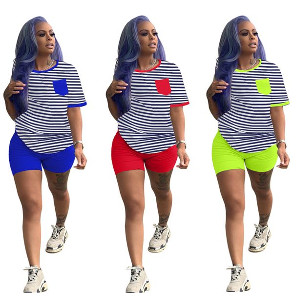 women tracksuits summer 2 piece sets short sleeve t-shirt shorts striped sports suit crew neck outfits fashion jogging suit 3084, Gray
women tracksuits summer 2 piece sets short sleeve t-shirt shorts striped sports suit crew neck outfits fashion jogging suit 3084, Gray