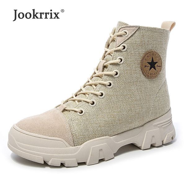 jookrrix 2019 women fashion comfortable increased 5cm thick sole shoes female canvas ankle boots lady brand boots, Black
jookrrix 2019 women fashion comfortable increased 5cm thick sole shoes female canvas ankle boots lady brand boots, Black