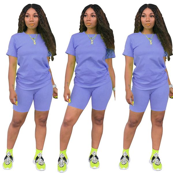 women tracksuit 2 piece set solid short sleeve crop t-shirt short pants suit matching set female joggers sportwear fitness, Gray
women tracksuit 2 piece set solid short sleeve crop t-shirt short pants suit matching set female joggers sportwear fitness, Gray