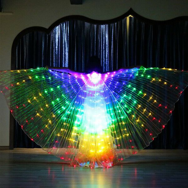 shows glowing rave cosplay led wing 360 degrees light up performance props party bar belly dance stick, Black;red
shows glowing rave cosplay led wing 360 degrees light up performance props party bar belly dance stick, Black;red