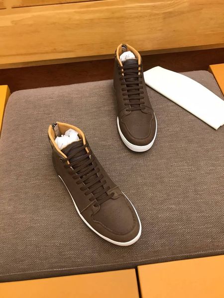 platform shoes new designer women/men sport air shoes black/brown red real leather casual shoes ing