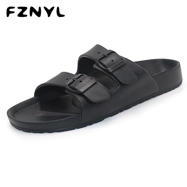 fznyl men slippers eva non-slip outdoor beach flip flops 2020 summer casual shoes slides black sandal plus size 40-46
fznyl men slippers eva non-slip outdoor beach flip flops 2020 summer casual shoes slides black sandal plus size 40-46