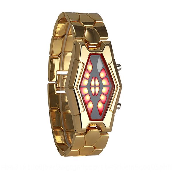 led anime creative rich gold snake head led men's anime creative rich gold snake head watch men's watch, Blue 
led anime creative rich gold snake head led men's anime creative rich gold snake head watch men's watch, Blue