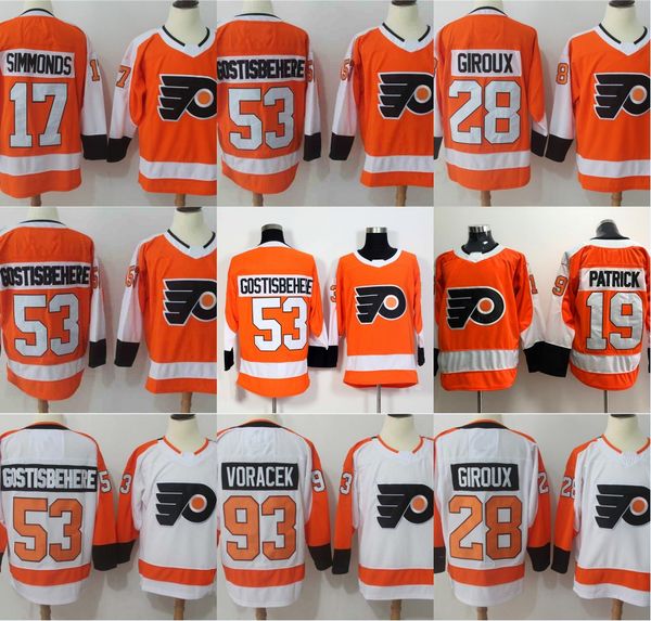 Mens Philadelphia Flyers 28 Claude Girou 44 Phil Varone 17 Wayne Simmonds 30 Michal Neuvirth 14 Sean Couturie Hockey Jerseys Cheap White Red
Mens Philadelphia Flyers 28 Claude Girou 44 Phil Varone 17 Wayne Simmonds 30 Michal Neuvirth 14 Sean Couturie Hockey Jerseys Cheap White Red
