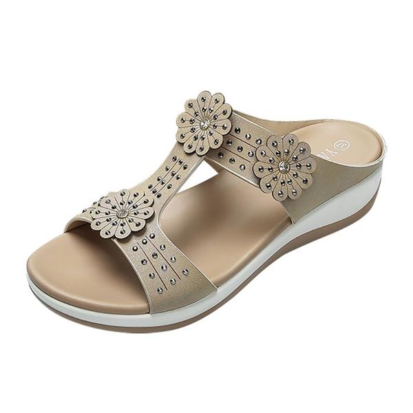sagace summer bohemian women's rhinestones with sandals women's flat sandals fashion flowers shoes 2020, Black
sagace summer bohemian women's rhinestones with sandals women's flat sandals fashion flowers shoes 2020, Black