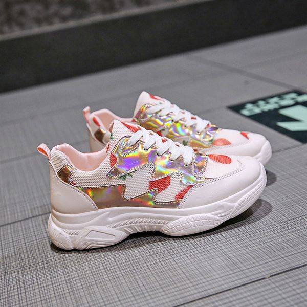 bear daddy shoes women's summer new style strawberry sports korean-style versatile students small white shoes breathable mesh th, Black
bear daddy shoes women's summer new style strawberry sports korean-style versatile students small white shoes breathable mesh th, Black