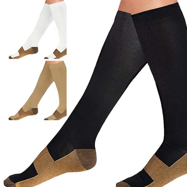 1pair anti-fatigue women men compression socks comfortable soft knee high magic varicose veins socks, Black
1pair anti-fatigue women men compression socks comfortable soft knee high magic varicose veins socks, Black
