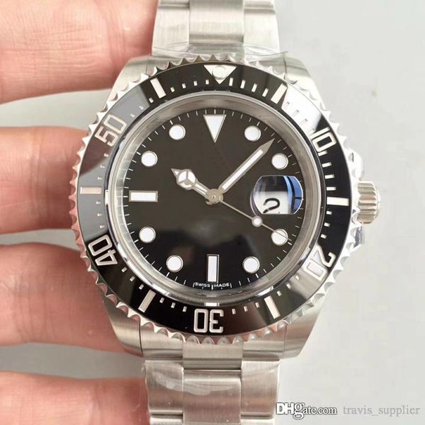 watch 116610 men automatic sapphire stainless original strap black ceramics bezel mens wristwatch ing, Slivery;brown