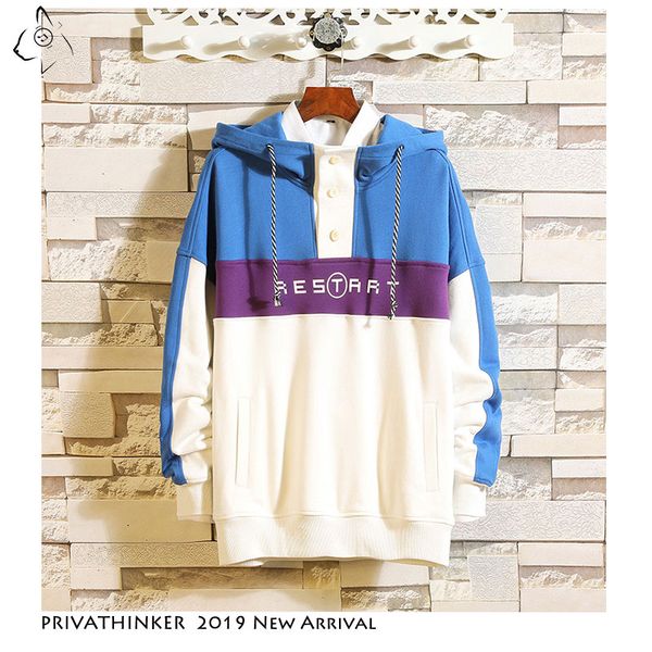 privathinke 2019 man autum streetwear pocket sweatshirt men pactchwork cotton pullovers male hooded hoodie sweatshirt 2019, Black
privathinke 2019 man autum streetwear pocket sweatshirt men pactchwork cotton pullovers male hooded hoodie sweatshirt 2019, Black