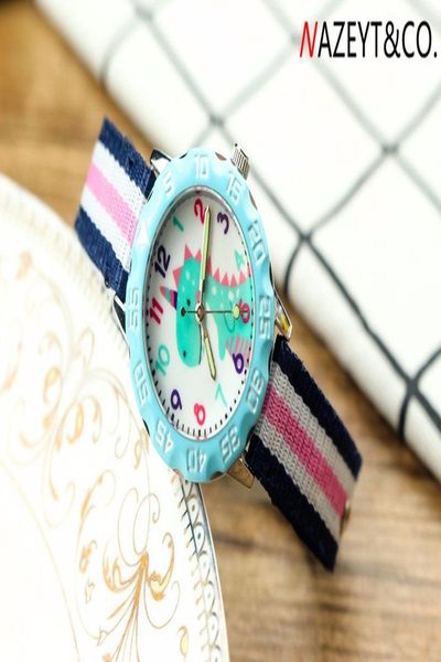 selling children's cartoon dinosaur 3d quartz watch boys and girls luminous hands nylon wrist watch with colored ribbon dways, Blue
selling children's cartoon dinosaur 3d quartz watch boys and girls luminous hands nylon wrist watch with colored ribbon dways, Blue