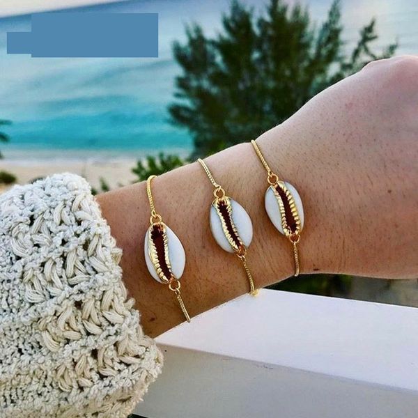 hiyong new fashion style wholesale gold color shell bracelet in fashionable chain bracelet for women, Black
hiyong new fashion style wholesale gold color shell bracelet in fashionable chain bracelet for women, Black
