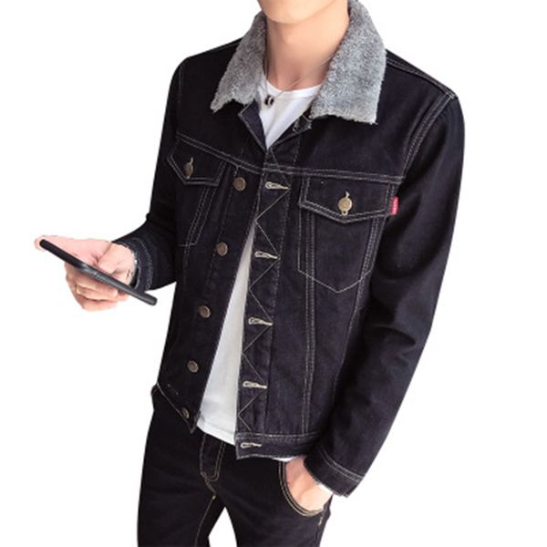 men jacket and coat winter warm fleece fur collar man jacket parkas cowboy windbreaker male casual thick denim jackets fp1783, Black;brown
men jacket and coat winter warm fleece fur collar man jacket parkas cowboy windbreaker male casual thick denim jackets fp1783, Black;brown