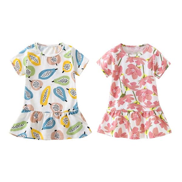 1-5t children print ruffled princess dress girl summer short sleeve dresses, Red;yellow
1-5t children print ruffled princess dress girl summer short sleeve dresses, Red;yellow