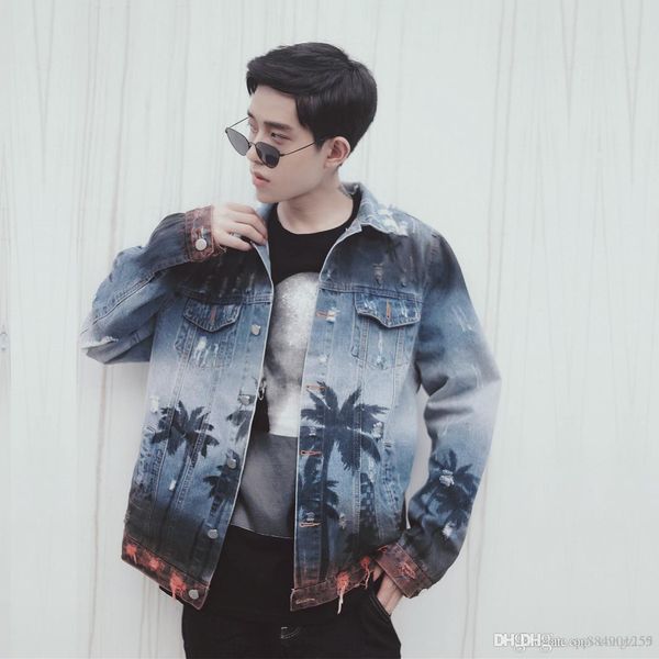 2019 men's denim jacket trend western jacket style brand designer jacket denim washing mens designer hoodies men s clothing r jackets, Black;brown
2019 men's denim jacket trend western jacket style brand designer jacket denim washing mens designer hoodies men s clothing r jackets, Black;brown