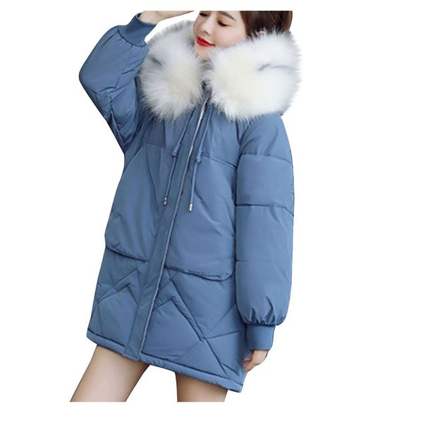 clothes coat parkas in women's winter thick loose long sleeve hooded coat winter jacket cotton clothes long fashion casual lady, Black
clothes coat parkas in women's winter thick loose long sleeve hooded coat winter jacket cotton clothes long fashion casual lady, Black