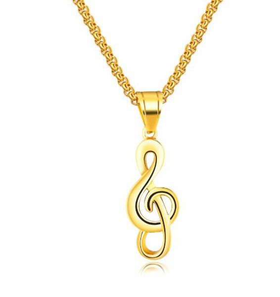 мужские мужчины себе ожерелье подвеска musical note shape металл из нержавеющей стали цепочка панк мода ювелирных изделия, Silver
мужские мужчины себе ожерелье подвеска musical note shape металл из нержавеющей стали цепочка панк мода ювелирных изделия, Silver