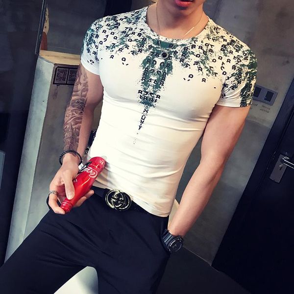 2019 brand fashion men summer printing short sleeve t-shirt/male pure cotton slim leisure t-shirt s-xxl, White;black
2019 brand fashion men summer printing short sleeve t-shirt/male pure cotton slim leisure t-shirt s-xxl, White;black