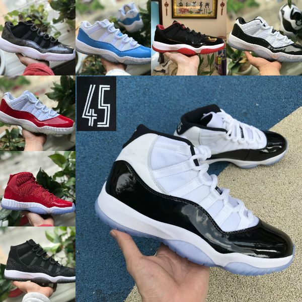 2019 concord high 45 11s men basketball shoes women cap gown prm heiress gym red chicago tint space jams 11s sports shoes
2019 concord high 45 11s men basketball shoes women cap gown prm heiress gym red chicago tint space jams 11s sports shoes