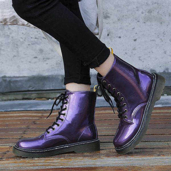 women's ankle boots shoes autumn winter soft leather lace up shoes punk plus riding motorcycle boots for women combat, Black
women's ankle boots shoes autumn winter soft leather lace up shoes punk plus riding motorcycle boots for women combat, Black