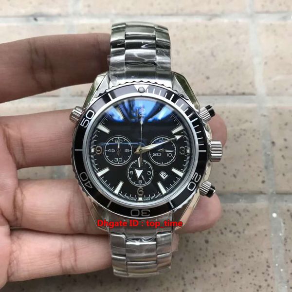 8 style vintage planet ocean 600m master chronograph quartz 44mm mens watch 2210.50.00 black dial stainless steel bracelet gents watches, Slivery;brown
8 style vintage planet ocean 600m master chronograph quartz 44mm mens watch 2210.50.00 black dial stainless steel bracelet gents watches, Slivery;brown
