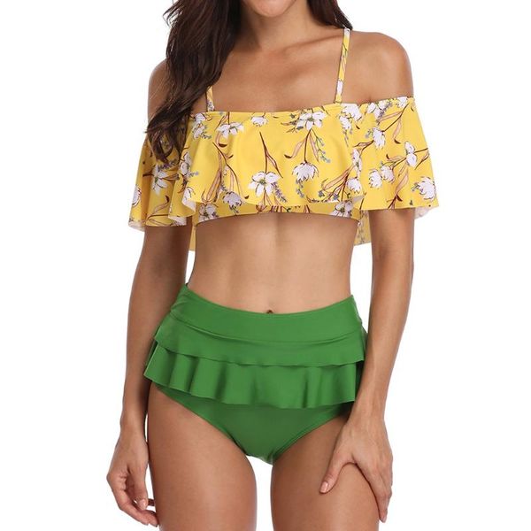 swimsuits women bikini 2019 women swimwear retro flounce sling high waist print bikini halter two piece swimsuit c4
swimsuits women bikini 2019 women swimwear retro flounce sling high waist print bikini halter two piece swimsuit c4
