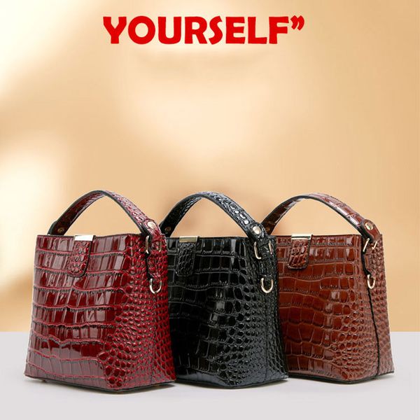 fashion alligator women buckets bag designer wide strap shoulder bags luxury pu leather crossbody bag large capacity totes purse
fashion alligator women buckets bag designer wide strap shoulder bags luxury pu leather crossbody bag large capacity totes purse