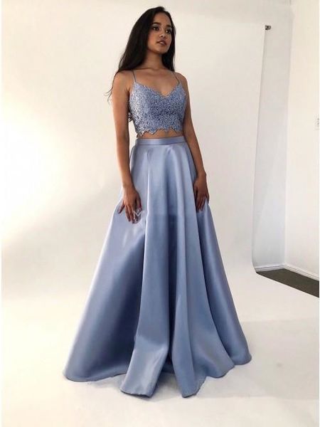 new prom dresses two pieces lace spaghetti sweep train formal party evening gowns elegant special occasion dresses modern awe012, Black
new prom dresses two pieces lace spaghetti sweep train formal party evening gowns elegant special occasion dresses modern awe012, Black