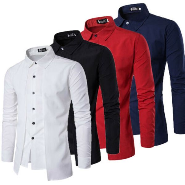 мужчины роскоши повседневный slim fit футболки однотонные с длинным рукавом стильная повседневная топы одежда, White;black
мужчины роскоши повседневный slim fit футболки однотонные с длинным рукавом стильная повседневная топы одежда, White;black
