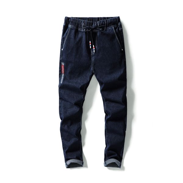 elastic waist cotton slim fit pants classic jeans male denim jeans designer trousers casual skinny straight elasticity pants, Blue
elastic waist cotton slim fit pants classic jeans male denim jeans designer trousers casual skinny straight elasticity pants, Blue