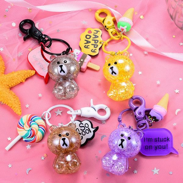 new colorful burst cracked bear keychain cartoon cute sitting posture cute little bear toy doll creative small gift bag pendant key ring, Slivery;golden
new colorful burst cracked bear keychain cartoon cute sitting posture cute little bear toy doll creative small gift bag pendant key ring, Slivery;golden