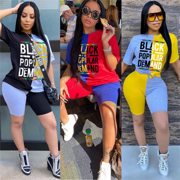 black letters patchwork designer tracksuit women crew neck short sleeve t shirt shorts sets street trendy outfits clothes s-xl d52717, White
black letters patchwork designer tracksuit women crew neck short sleeve t shirt shorts sets street trendy outfits clothes s-xl d52717, White