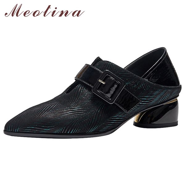 meotina high heels women pumps natural genuine leather strange style heels shoes sheepskin buckle pointed toe shoes lady size 42, Black
meotina high heels women pumps natural genuine leather strange style heels shoes sheepskin buckle pointed toe shoes lady size 42, Black