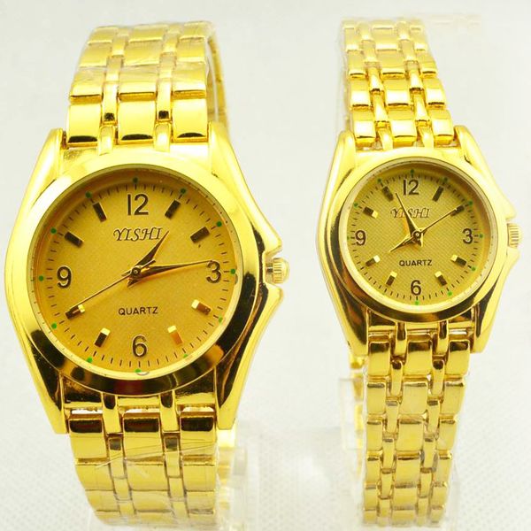 selling fashion steel belt with couple watches fashion men and women gift table new gold female male scale clock, Slivery;brown
selling fashion steel belt with couple watches fashion men and women gift table new gold female male scale clock, Slivery;brown