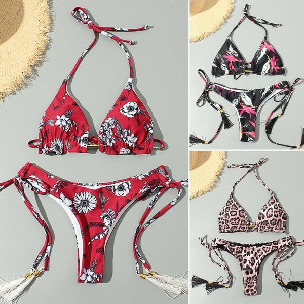 2019 women swimsuit push up padded bandage beachwear floral tassel bikini swimwear 2pcs bathing suit summer low waist thong
2019 women swimsuit push up padded bandage beachwear floral tassel bikini swimwear 2pcs bathing suit summer low waist thong
