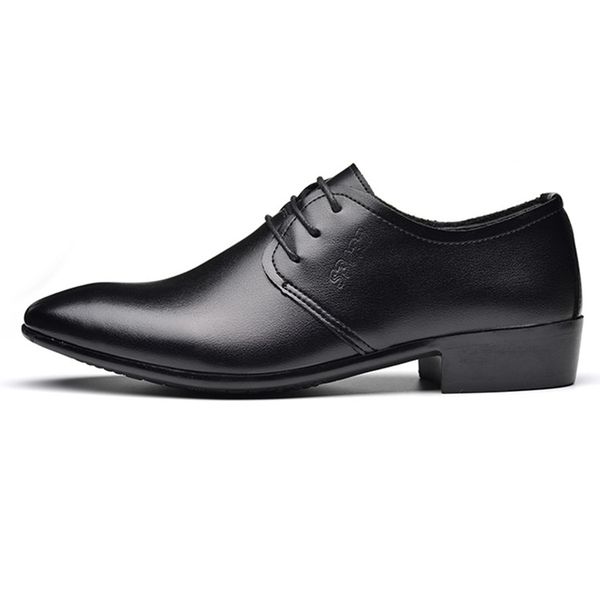 2019 spring soft leather men's business dress casual shoes pointed toe comfortable men oxfords designer shoes men high quality, Black
2019 spring soft leather men's business dress casual shoes pointed toe comfortable men oxfords designer shoes men high quality, Black
