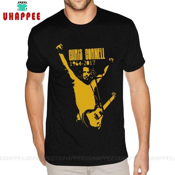 chris cornell soundgarden custom tee shirt 3xl for man irish graphic t-shirts, White;black