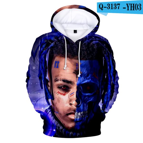 hip hop new 3d kpop hoodies xxxtentacion men/women autumn winter cool hoodie funny casual sweatshirt streetwear, Black
hip hop new 3d kpop hoodies xxxtentacion men/women autumn winter cool hoodie funny casual sweatshirt streetwear, Black