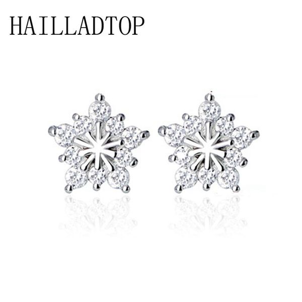 xmas snowflake star earrings pentagram korean full drill silver plated stud earrings female zirconia blossom jewelry fine gift, Golden;silver
xmas snowflake star earrings pentagram korean full drill silver plated stud earrings female zirconia blossom jewelry fine gift, Golden;silver