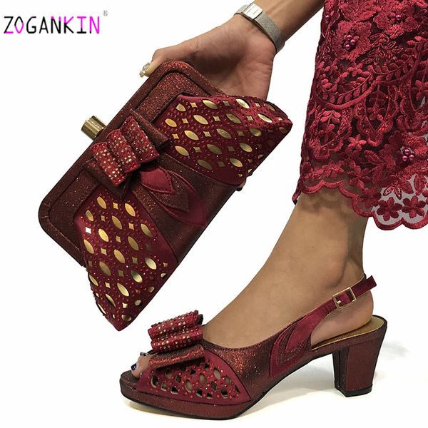 latest wine color shoes and bags set italian sets 2020 african shoes and matching bags italian women rhinestone wedding, Black
latest wine color shoes and bags set italian sets 2020 african shoes and matching bags italian women rhinestone wedding, Black
