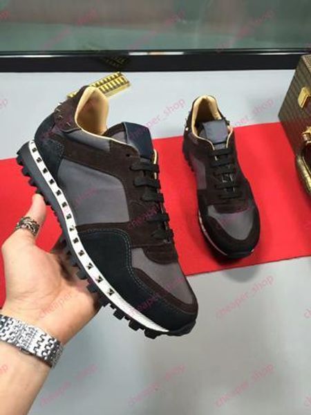 designer shoe rockrunner camouflage noir fabric nappa sneaker breathable leisure suede men shoes with box size d09, Black
designer shoe rockrunner camouflage noir fabric nappa sneaker breathable leisure suede men shoes with box size d09, Black