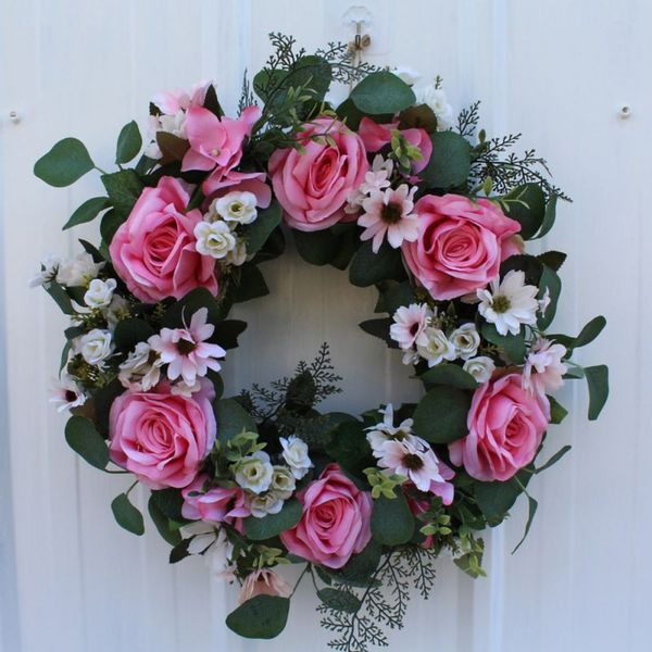 round garland ring wedding party home decoration artificial rose flower wreath warm romantic party decoration
round garland ring wedding party home decoration artificial rose flower wreath warm romantic party decoration