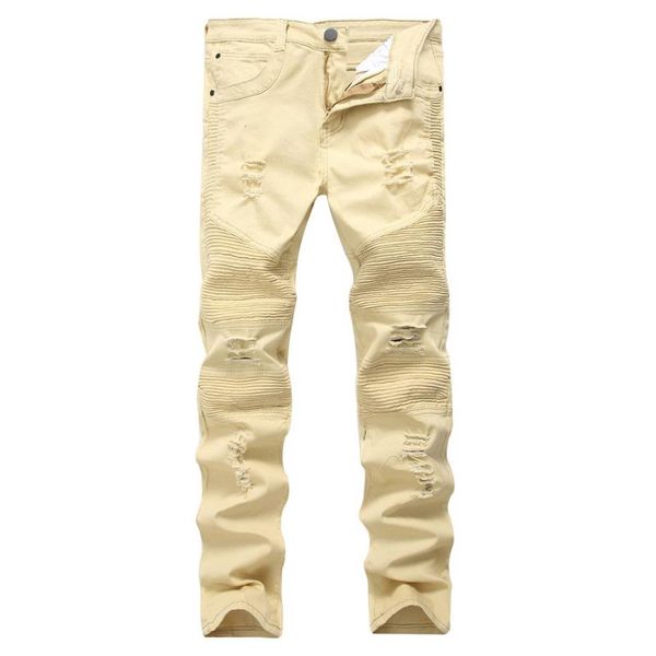elastic casual jeans cool elastic male jeans cotton new men ripped korean version hole destroyed large size, Blue
elastic casual jeans cool elastic male jeans cotton new men ripped korean version hole destroyed large size, Blue